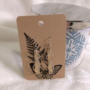 Silver and gold Infinity Earrings